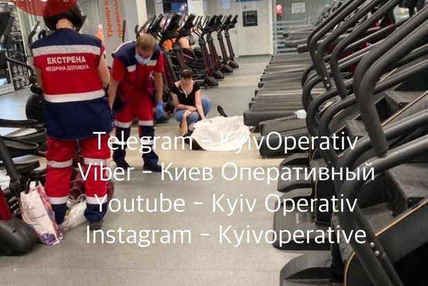 В киевском спортивном клубе человек умер прямо в зале