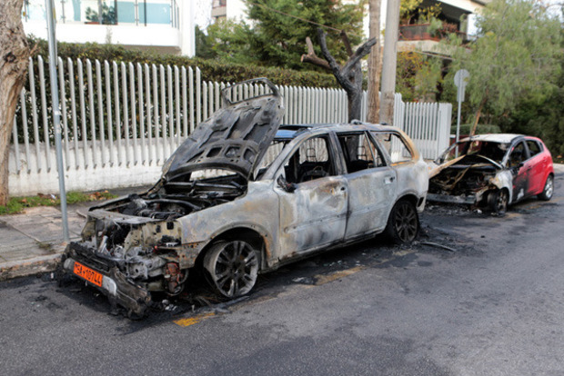 Напад на посольство України в Греції. З'явилися перші фото