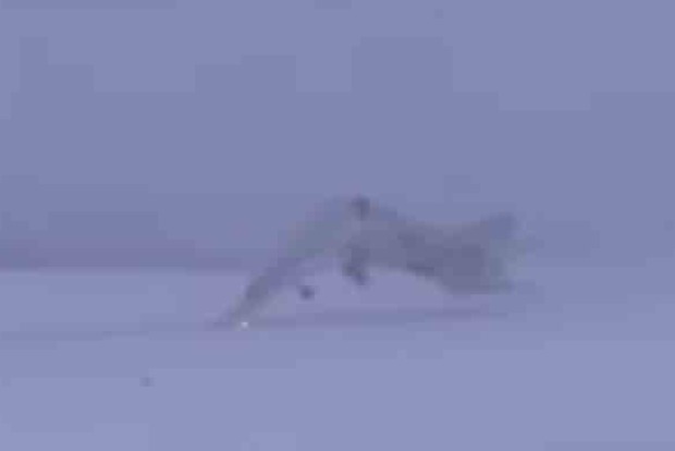 З'явилося відео моменту аварії бомбардувальника ВКС РФ Ту-22