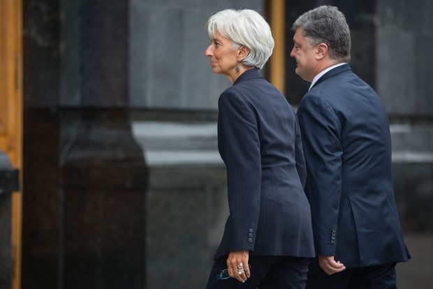 Порошенко обсудил с главой МВФ предоставление Украине транша