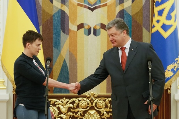 Савченко назвала Порошенка ворогом народу