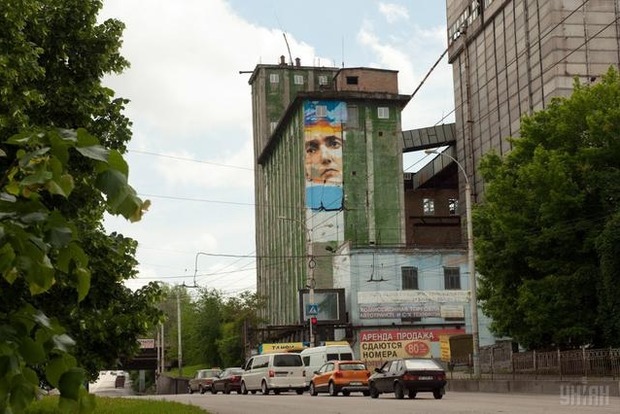Запорожье украсили огромным портретом Савченко