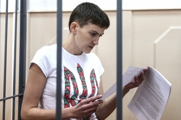 Савченко объявила сухую голодовку