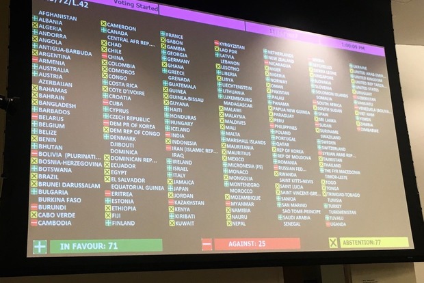Стало известно, кто голосовал против резолюции ООН по Крыму‍