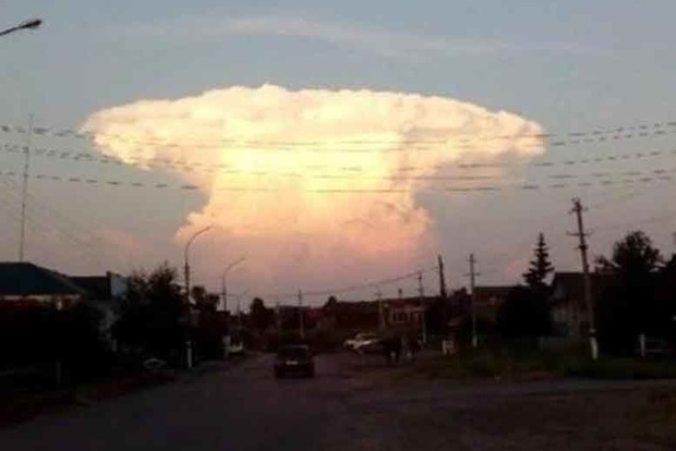 Была паника. Над российским городом поднялся «ядерный гриб»