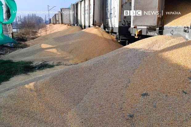В Польше снова рассыпали украинское зерно, в этот раз – рекордное количество.