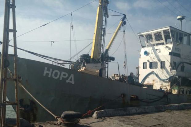 Екіпаж заарештованого в Україні судна «Норд» відпустили на свободу
