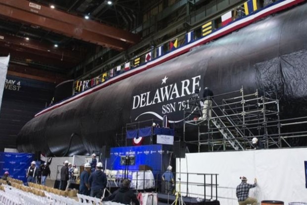 У США спустили на воду два наднові ударні атомні підводні човни