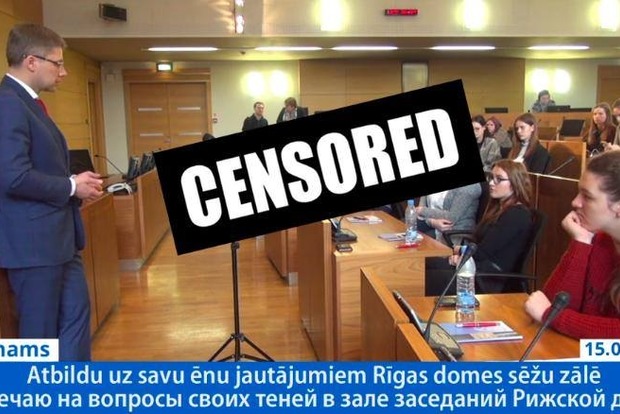 Мэра Риги оштрафовали за беседу со школьниками на русском языке