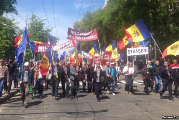 У Кишиневі відбулися сутички поліції і мітингувальників