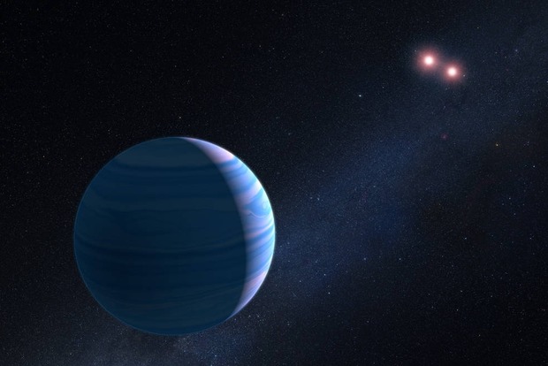 Астрономы нашли планету сразу с двумя Солнцами