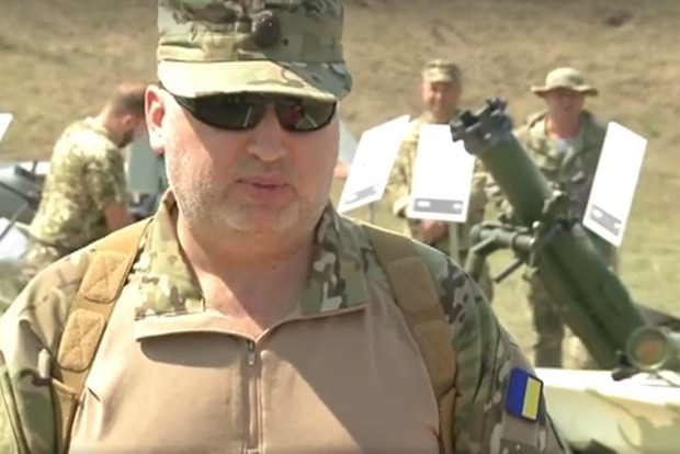 Турчинов испытал новый украинский гранатомет