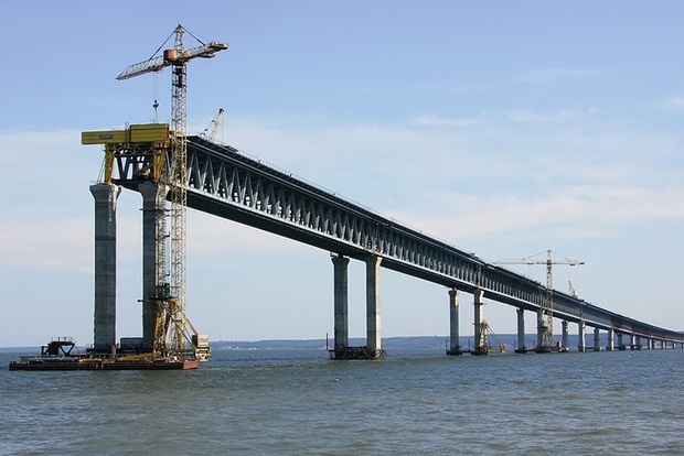 Приостановлено финансирование строительства Керченского моста