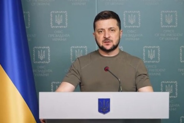 Зеленский обратился к народу Украины по результатам тридцать первого дня российской агрессии против Украины