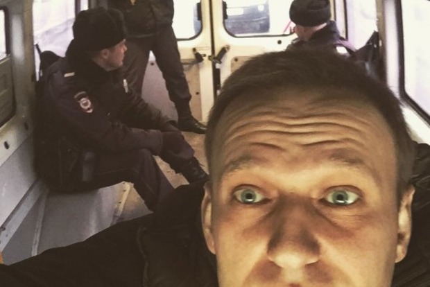 Поліція затримала Олексія Навального в Москві