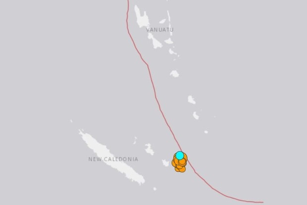 Рекордно потужний землетрус стався в Тихому океані