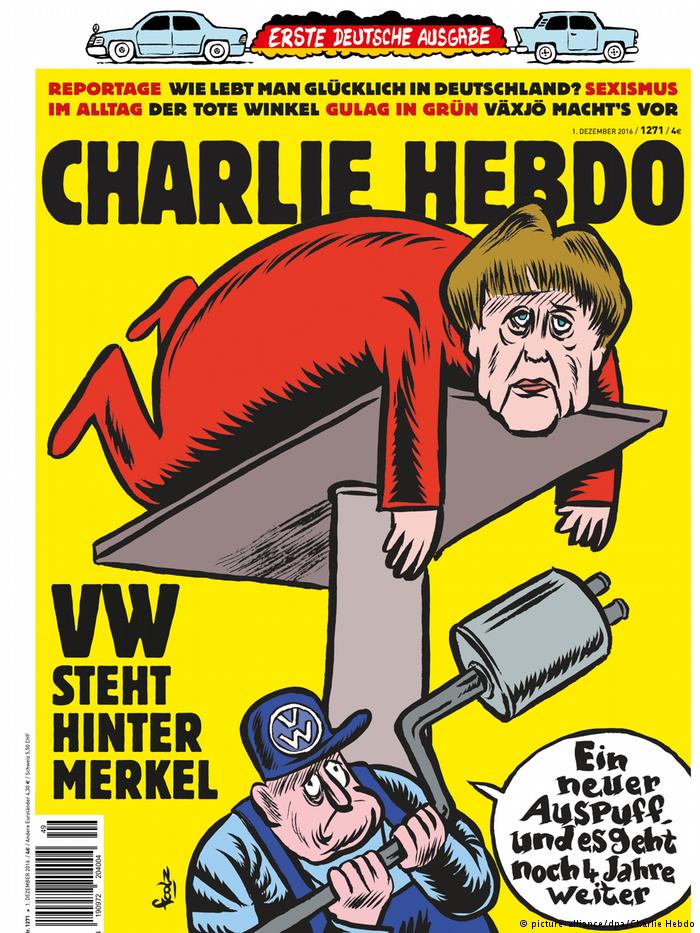 Ангела Меркель, Charlie Hebdo