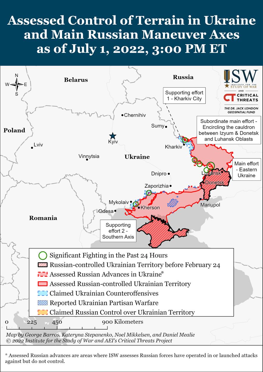 Русская армия убийц, насильников и мародеров укрепляется севернее Славянска - ISW