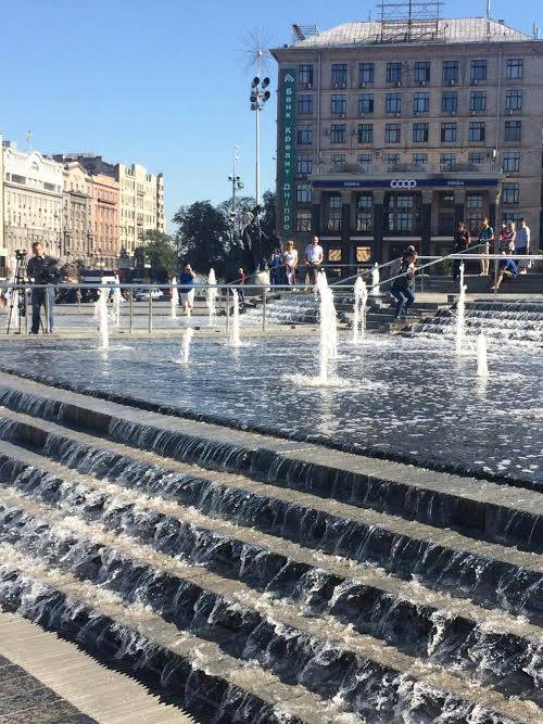 Каскадный фонтан на Майдане Незалежности