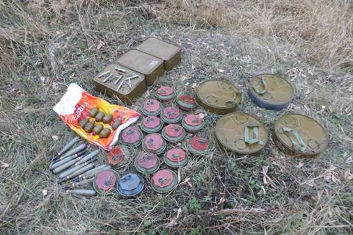 На Луганщине нашли тайник с противотанковыми минами