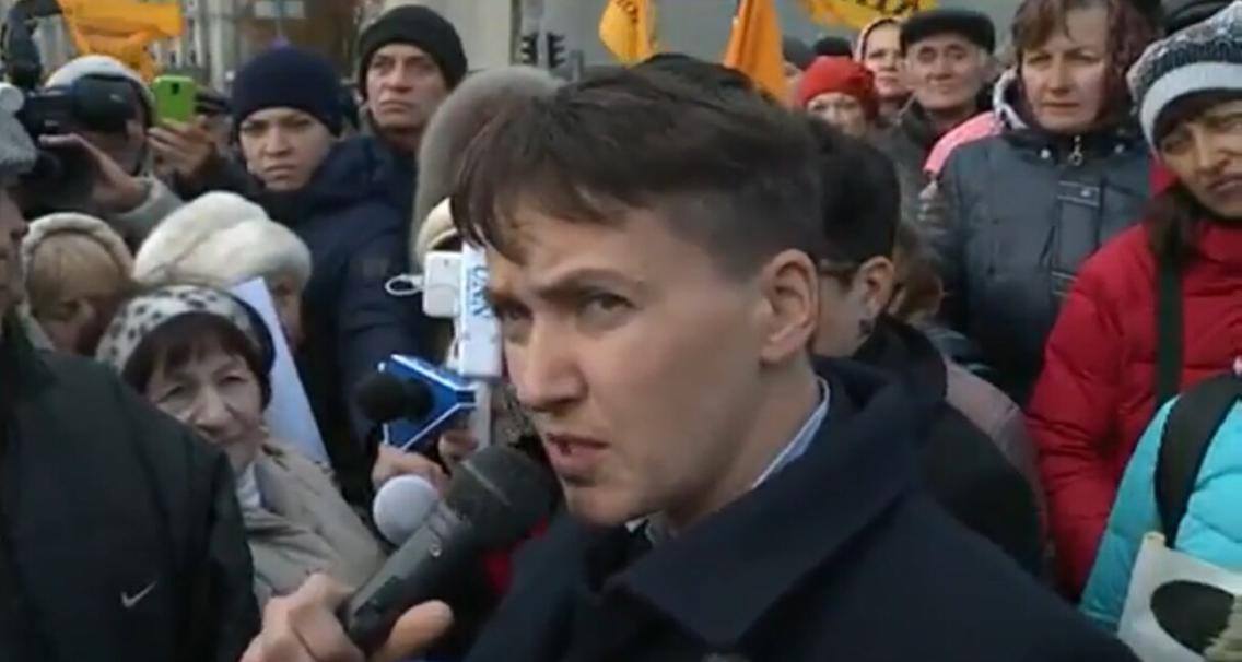 Савченко, протест, киев, крещатик, надежда савченко