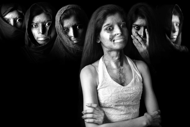 Индия, изнасилованная, женщина, кислота, нападение, полиция