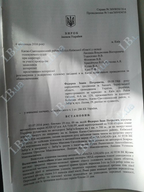 Виновник ДТП с участием фотокорреспондента LB.ua отделался штрафом в 8,5 тыс. гривен 