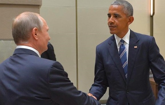 Путин и Обама на саммите G20