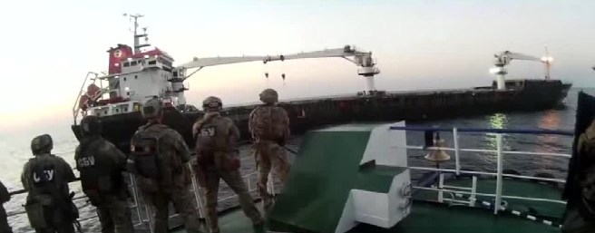 СБУ опубликовало видео освобождения заложников с турецкого судна