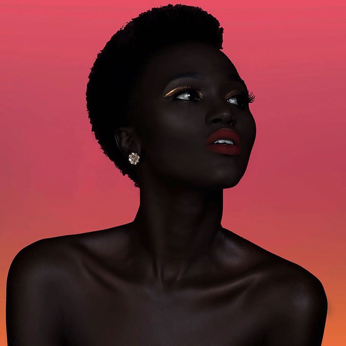 Ньяким Гатвех, модель из Южного Судана, чернокожая модель, звезда Instagram