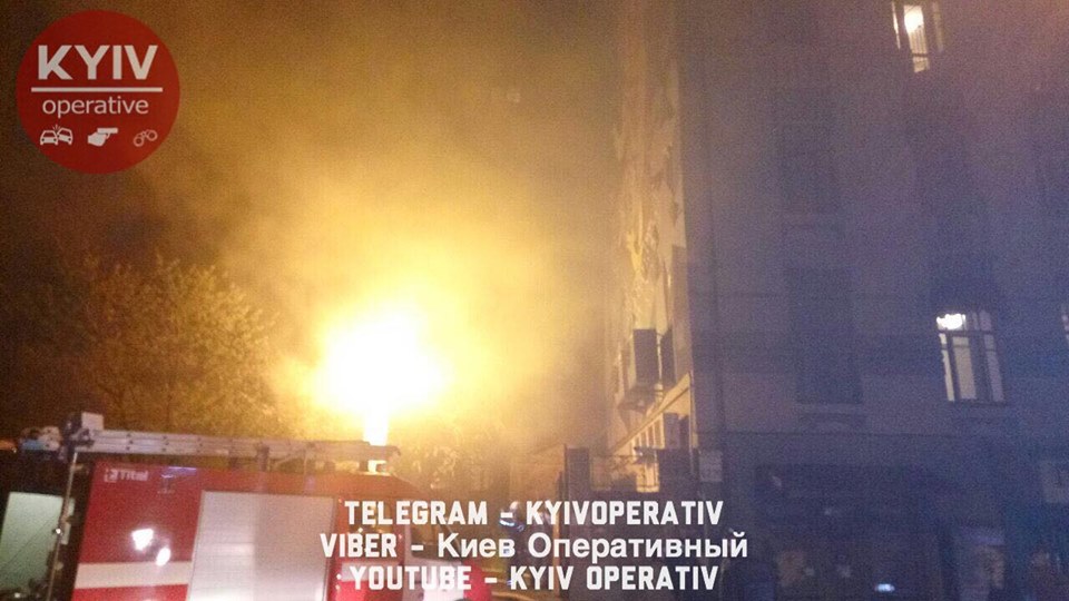 пожежа, Київ, Шевченківський район, готель, іноземці