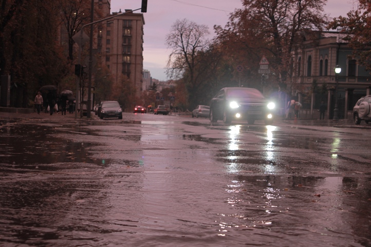 Киев, погода, гроза, дождь