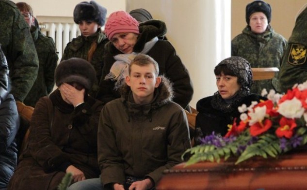 ЛНР, Луганск, похороны боевика