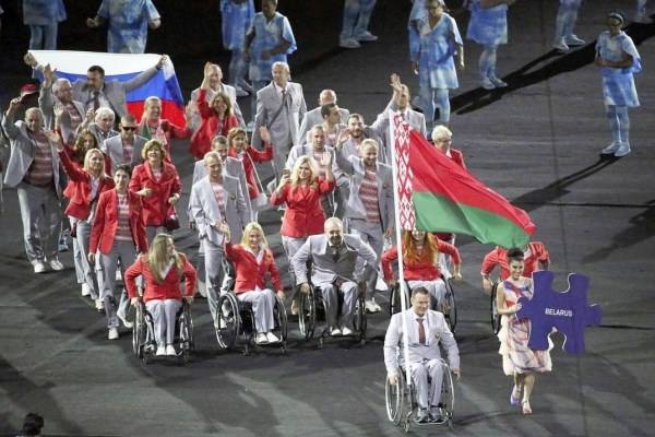 Паралімпіада, скандал, прапор, Росія, Білорусь