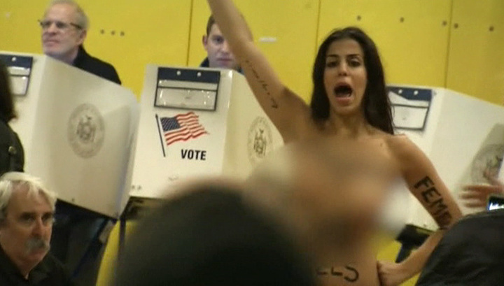 Дональд Трамп, выборы в США, Femen