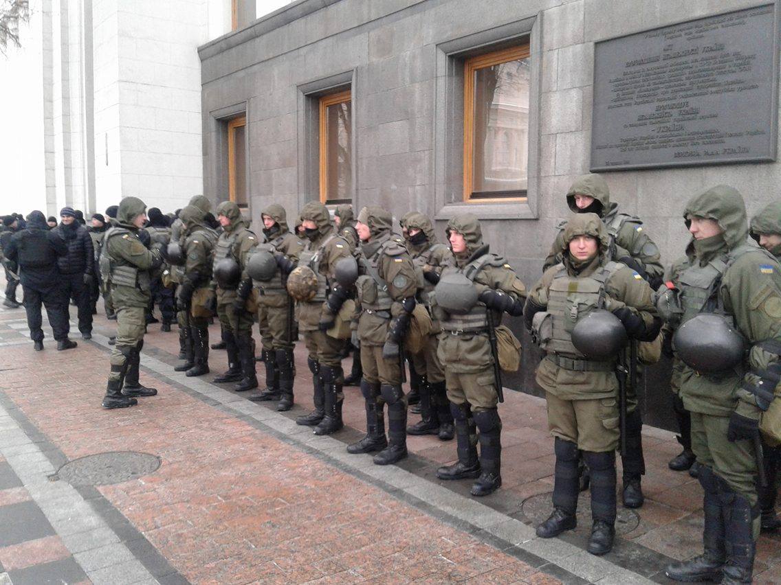 В центр Киева стянули 2,5 тыс. правоохранителей