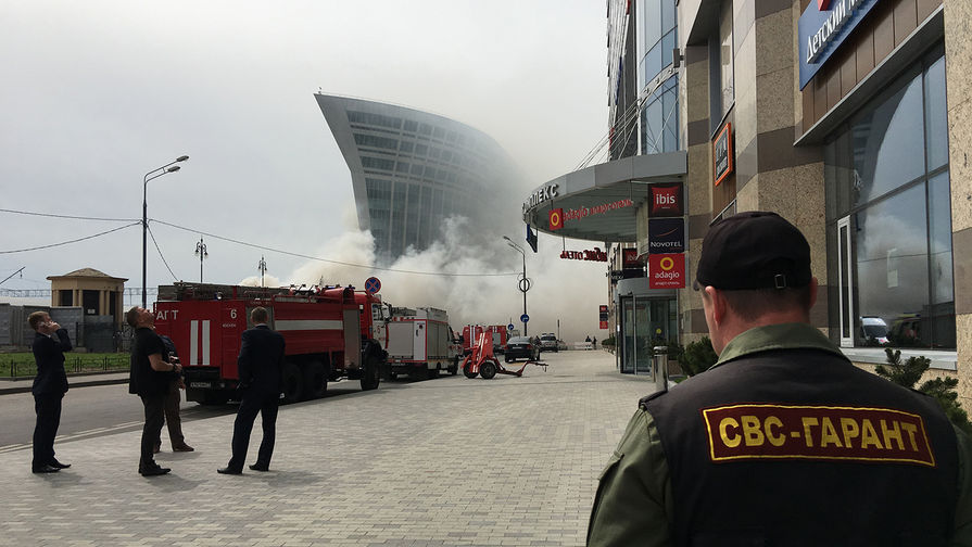 пожар, Москва, Киевский вокзал, МЧС, эвакуация
