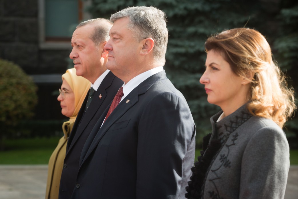Петр Порошенко, Реджеп Тайип Эрдоган, Турция, Украина, встреча, Администрация президента