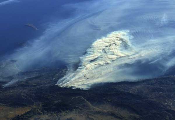 Каліфорнія, лісова пожежа, NASA