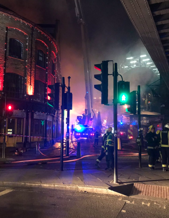 пожар, Лондон, рынок