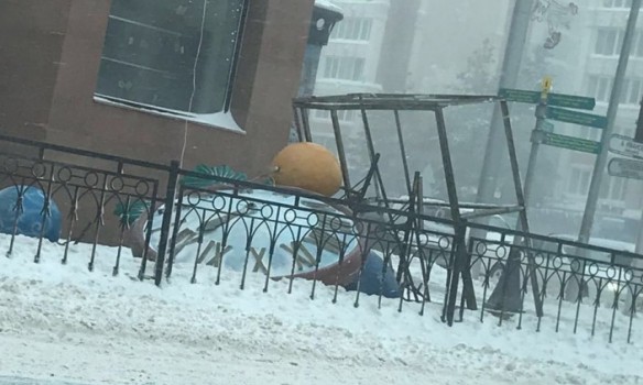 Казахстан, снігопад, НС, заметіль