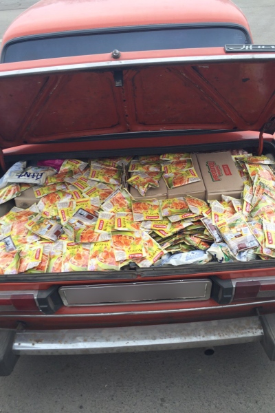 В Донецкой области «Фантом» задержал нелегальную партию продуктов. Новости, Украина, АСН