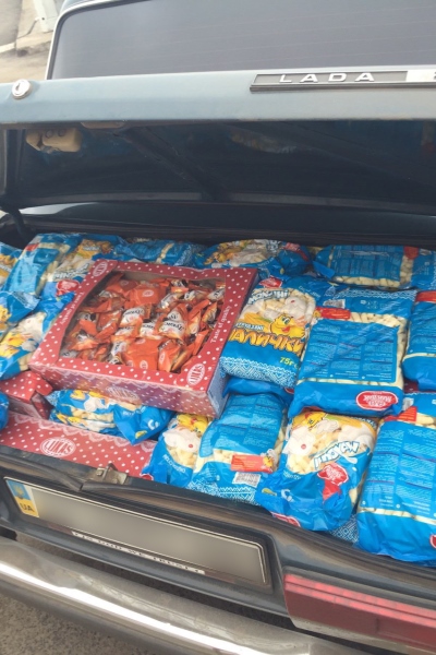 В Донецкой области «Фантом» задержал нелегальную партию продуктов. Новости, Украина, АСН