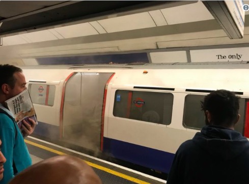 пожар, метро, Лондон