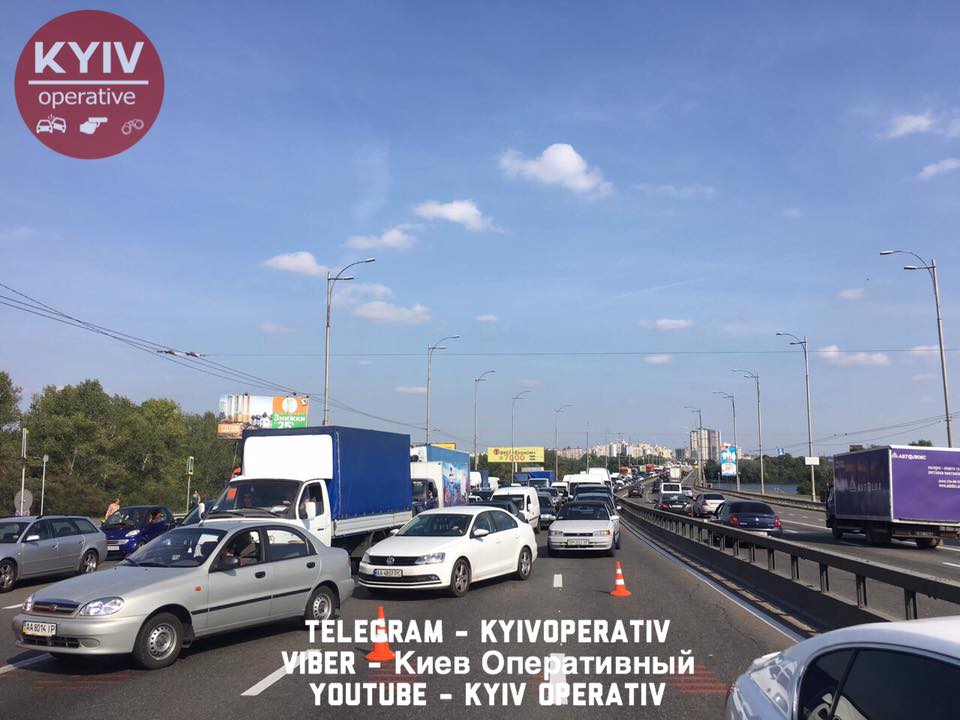 ДТП, авария, Московский мост, пробка