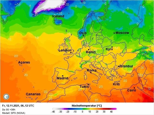 Завтра в Украине немного потеплеет