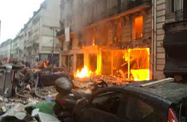 Париж, взрыв, газ, пекарня, пострадавшие