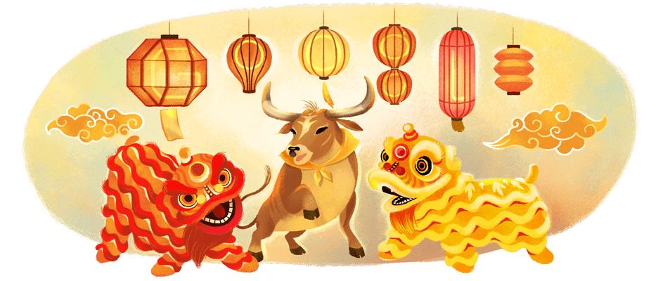 Гугл зустрічає китайський Новий рік новим дудлом