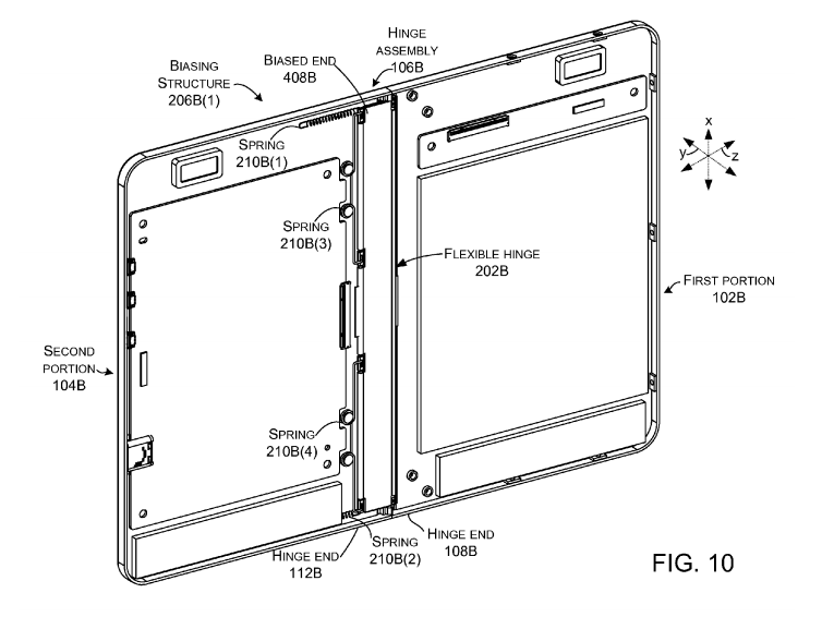 Microsoft, дисплей, гибкий экран, патент