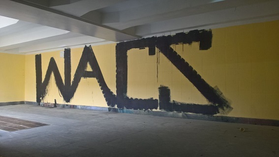 граффити, подземный переход, полиция, Киев, киевлянин, хулиганство